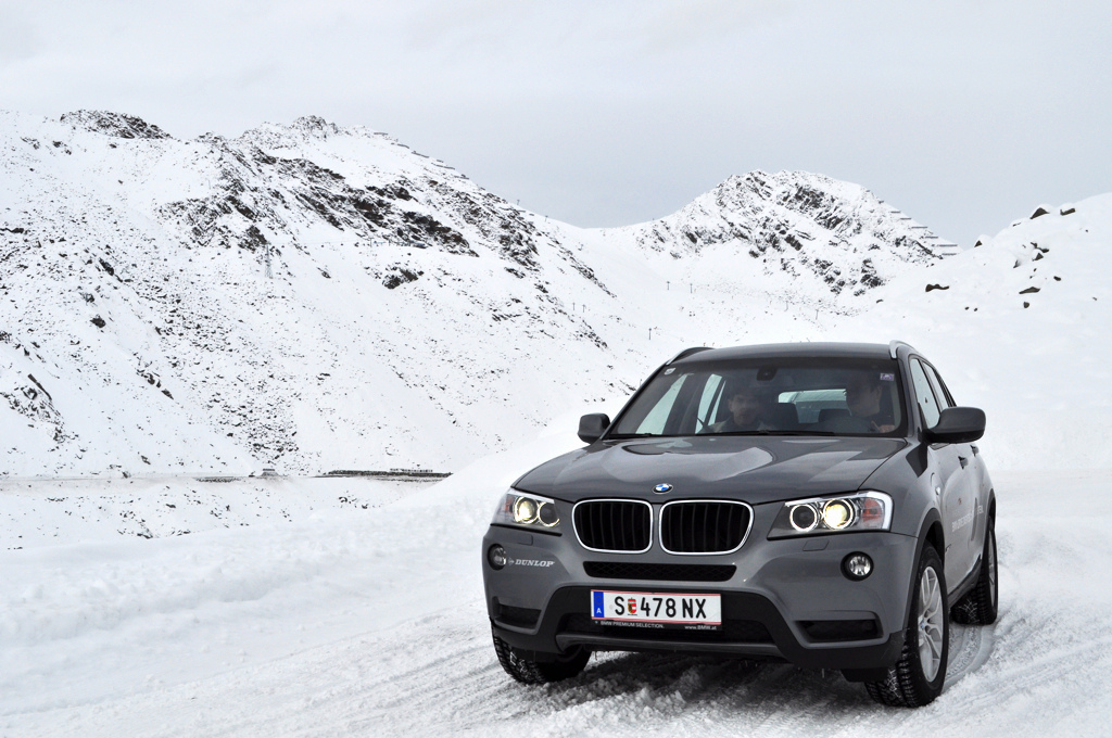 BMW Driving Experience - mit dem BMW X3 im Schnee